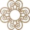 Ekena Millwork Cohen Wood Fretwork Pierced Ceiling Medallion, Red Oak, 34"OD x 11 5/8"ID x 3/8"T CMWP34X34X0375CORO - alternate 3